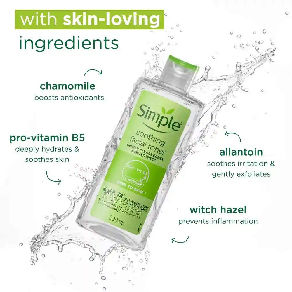 Skin Soothing Facial Toner (200ml) - Image 2