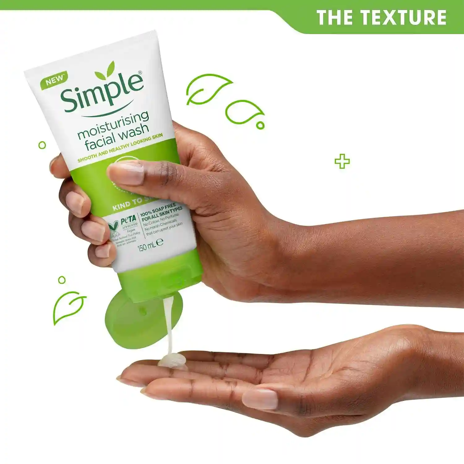 Simple Moisturising Facial Wash (150 ml) - Image 4